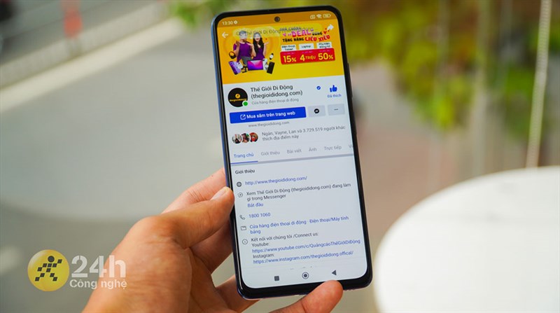 M&agrave;n h&igrave;nh 6.67 inch si&ecirc;u ch&acirc;n thực