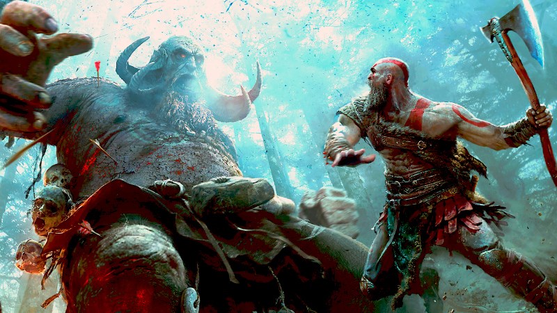 God of War tr&ecirc;n laptop trang bị Intel Core i7 11800H v&agrave; đồ họa RTX 3070