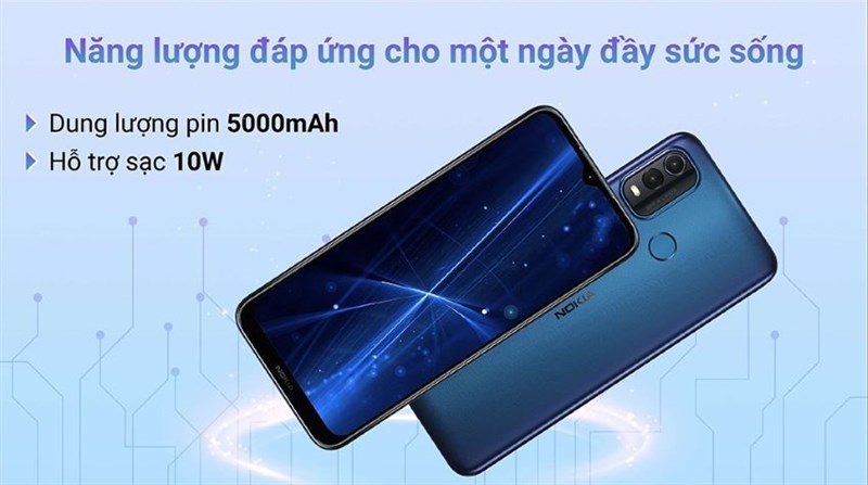 Vi&ecirc;n pin lớn của Nokia G11 Plus 64 GB