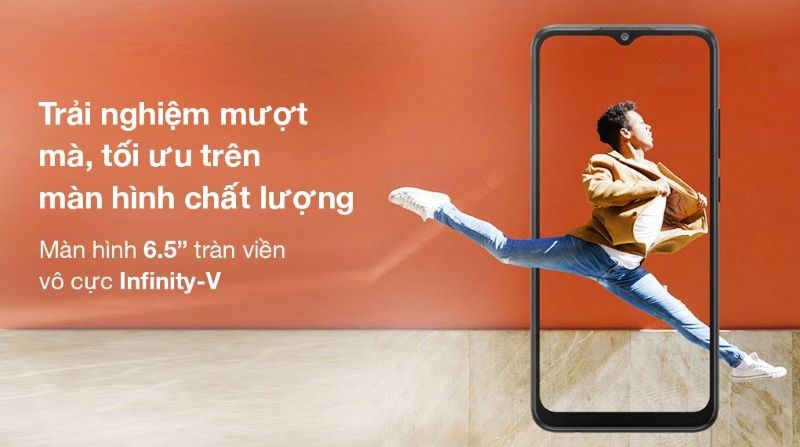 Trải nghiệm tốt với m&agrave;n h&igrave;nh điện thoại Samsung Galaxy A03 3GB