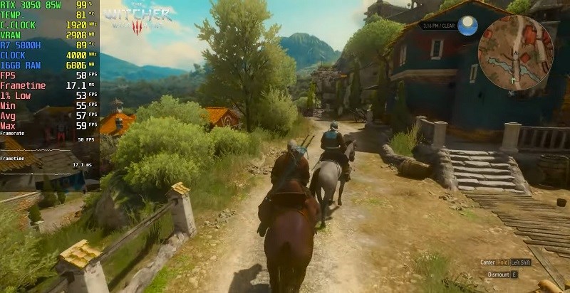 The Witcher 3: Wild Hunt có thể đạt được 63 FPS ở chế độ Ultra