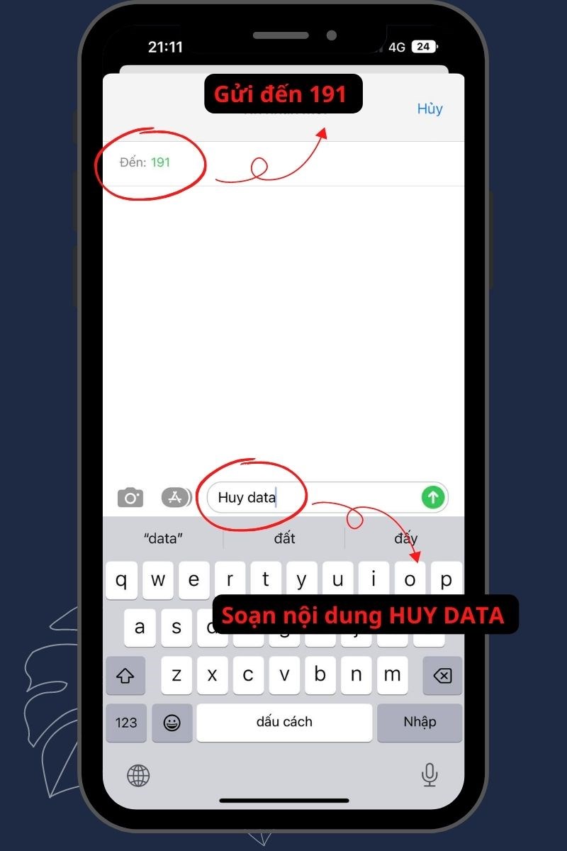C&aacute;ch hủy g&oacute;i data của Viettel