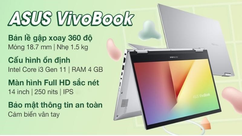 Asus VivoBook Flip 14 TP470EA i3