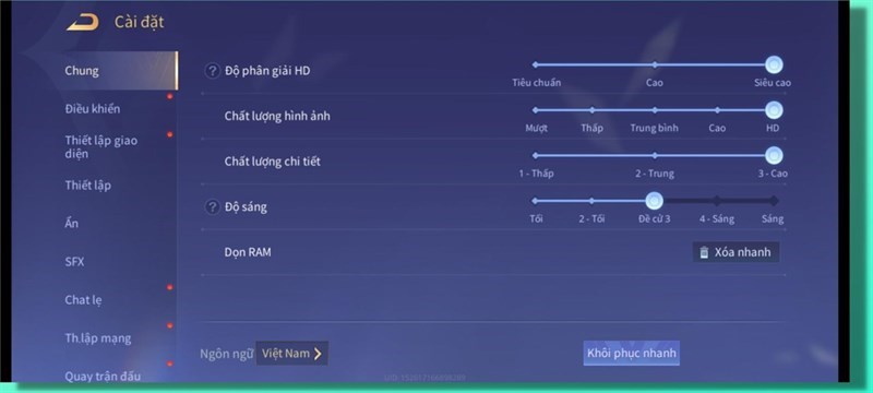 Cấu hình game Liên Quân Mobile Cấu hình game Liên Quân Mobile