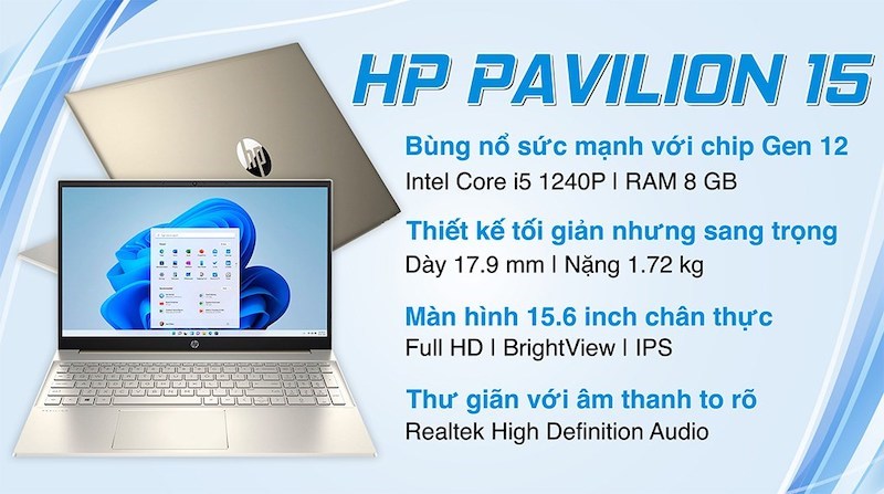 Laptop HP Pavilion 15 eg2056TU