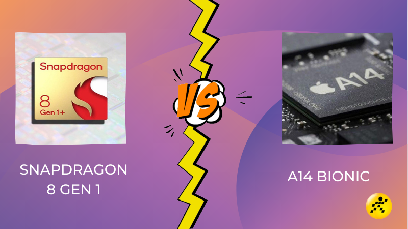 So s&aacute;nh chip A14 Bionic vs Snapdragon 8 Gen 1, đại chiến ho&agrave;ng gia.