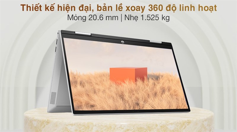 Thiết kế hiện đại, bản lề xoay 360 độ linh hoạt.