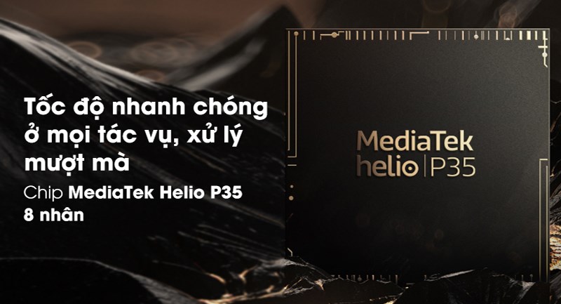 Hỗ trợ đắc lực của MediaTek Helio P35 8 nhân