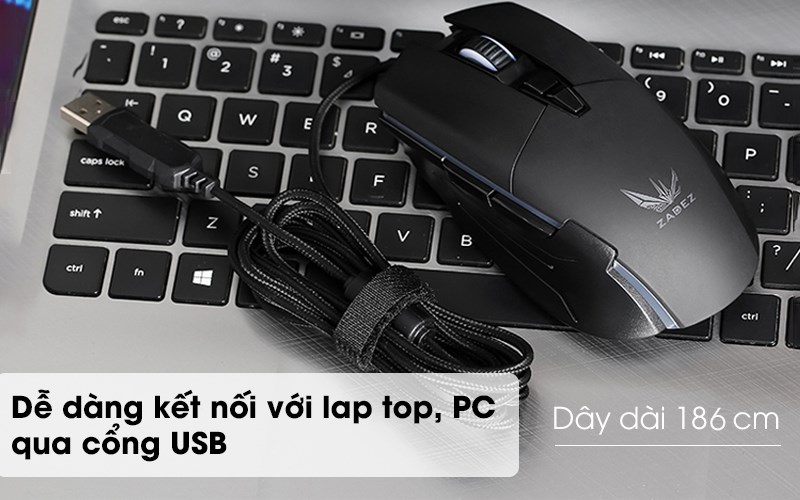 Dễ dàng kết nối qua cổng USB.