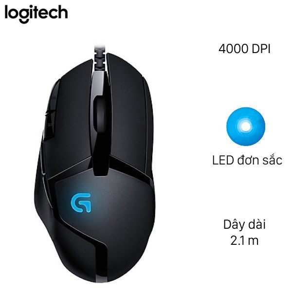 Chuột Gaming Logitech G402 Hyperion Fury Đen