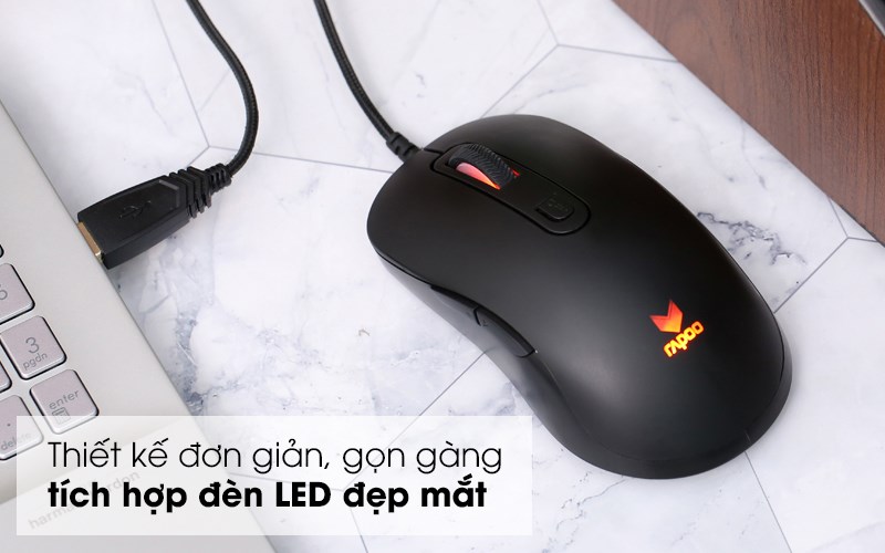 Chuột Gaming Rapoo V16 Đen