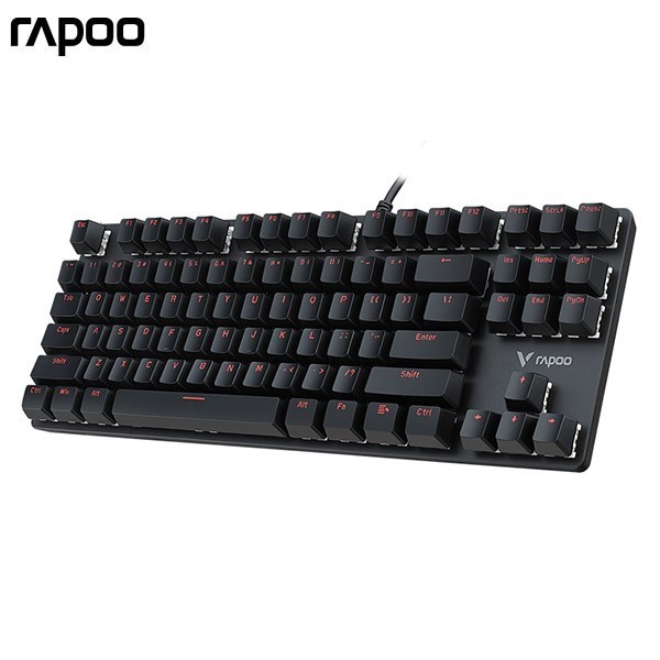 B&agrave;n Ph&iacute;m Cơ C&oacute; D&acirc;y Gaming Rapoo V500alloy Đen