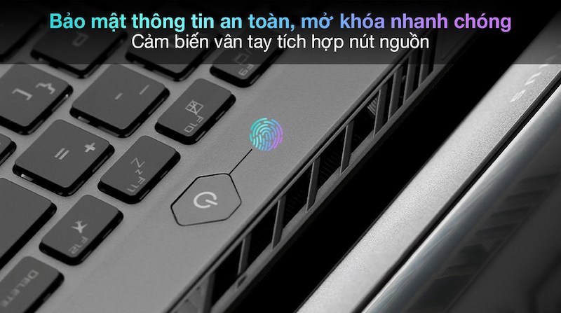 Bảo mật th&ocirc;ng tin hơn bao giờ hết với cảm biến v&acirc;n tay hai trong một