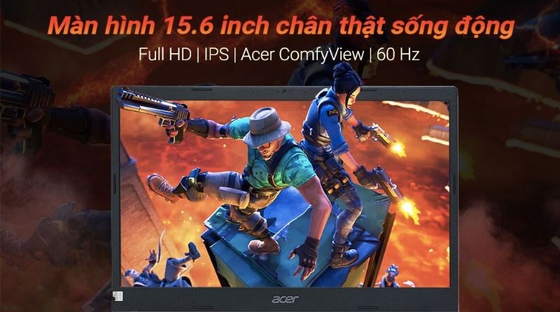 Không gian hiển thị khá rộng rãi