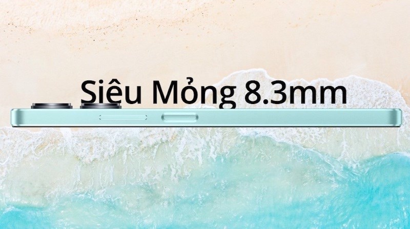 Độ mỏng ấn tượng chỉ 8.3 mm Độ mỏng ấn tượng chỉ 8.3 mm