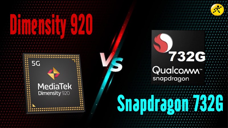 So sánh chip Dimensity 920 và Snapdragon 732G, Không thể sánh bằng