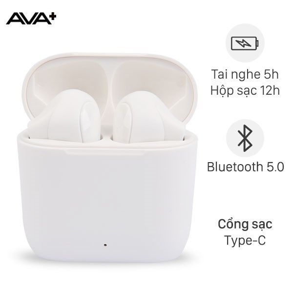 Tai nghe Bluetooth TWS AVA+ DS204A-WB