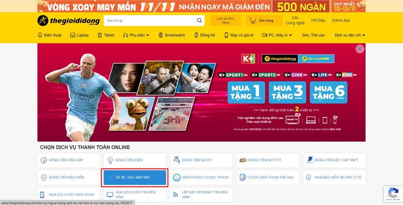 Chọn V&eacute; xe, T&agrave;u, M&aacute;y bay