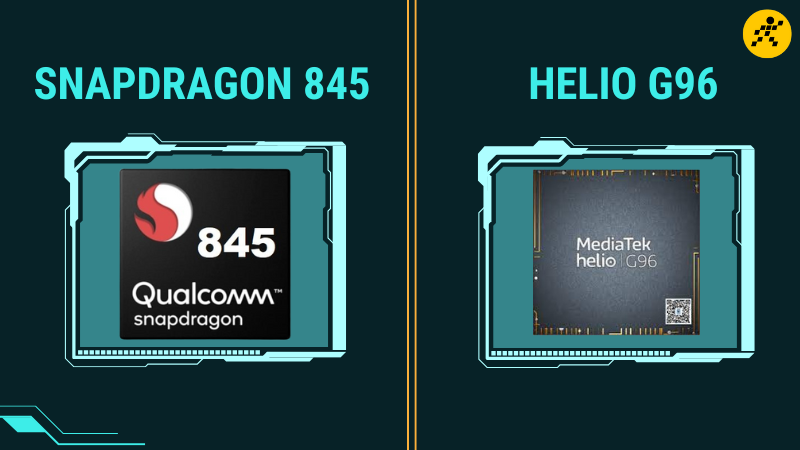 So s&aacute;nh chip Snapdragon 845 v&agrave; Helio G96, chip Rồng thắng lợi