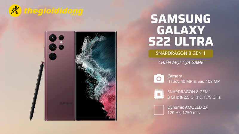 Samsung Galaxy S22 Ultra, chipset chấp hết mọi tựa game