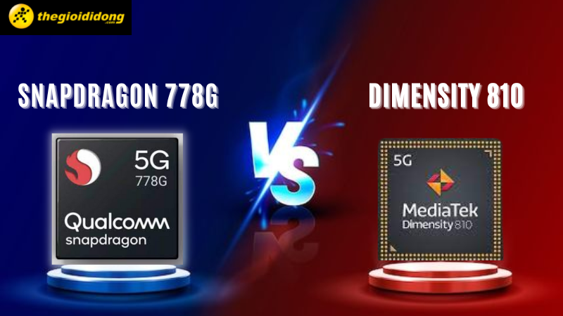 So s&aacute;nh chip Snapdragon 778G v&agrave; Dimensity 810, ai thắng?