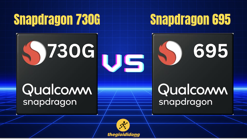 So s&aacute;nh Snapdragon 695 v&agrave; Snapdragon 730G, anh lớn thị uy