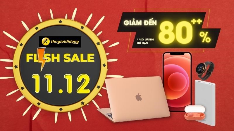 Super Flash Sale 11/12 -Thế Giới Di Động sale sập s&agrave;n đến 80%++