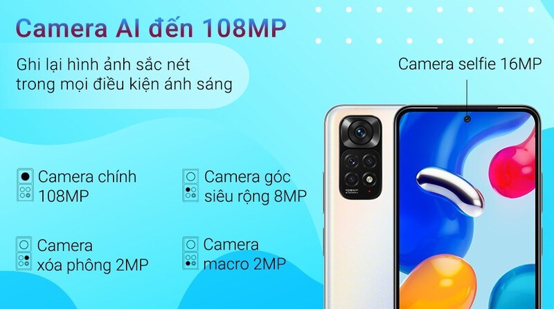 Camera ch&iacute;nh l&ecirc;n tới 108 MP cho ra những bức h&igrave;nh xịn s&ograve;
