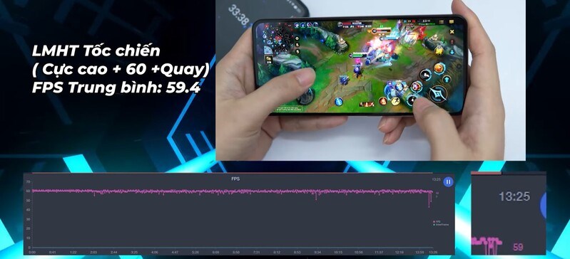 Test game Tốc Chiến với điện thoại có tích hợp chip Test game Tốc Chiến với điện thoại có tích hợp chip