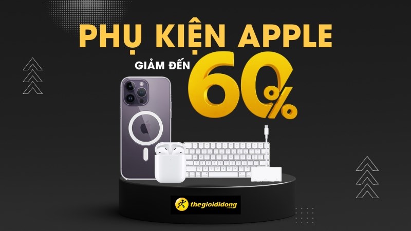 Giá rẻ quá - Phụ kiện Apple chính hãng sale ngập tràn đến 60%