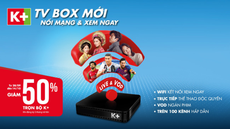 Gói K+ TV Box