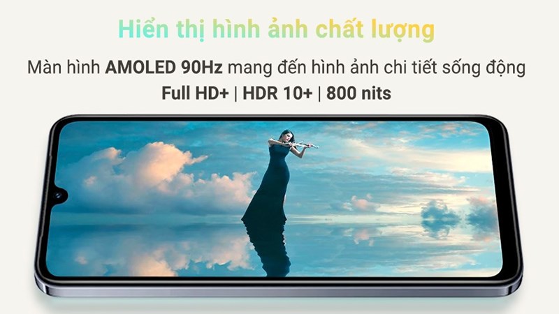 Vivo V25e hiển thị h&igrave;nh ảnh chất lượng