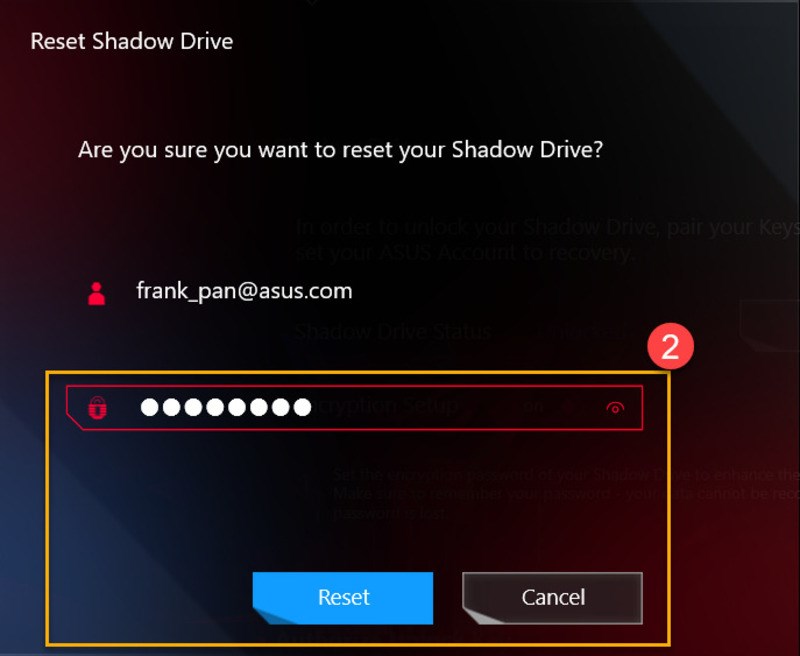 Nhập t&agrave;i khoản v&agrave; mật khẩu ASUS