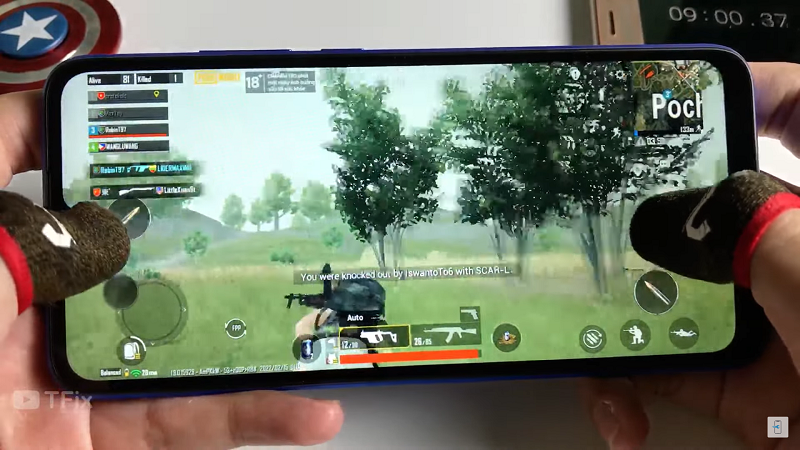 Test game trên Redmi 9A