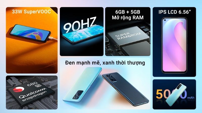 Đa nhiệm mượt mà với RAM 6GB và công nghệ RAM ảo Đa nhiệm mượt mà với RAM 6GB và công nghệ RAM ảo