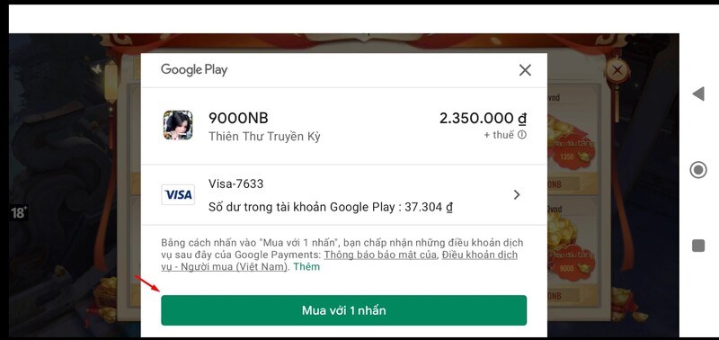 Hoàn tất thanh toán Hoàn tất thanh toán