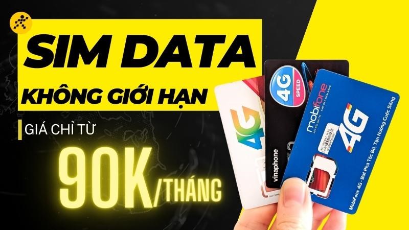 HOT: Sim data Viettel, MobiFone, Vinaphone, Vietnamobile chỉ từ 3k/ng&agrave;y