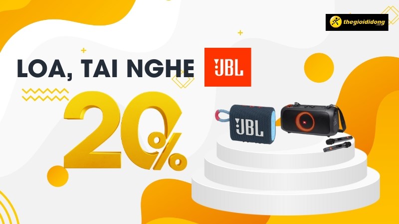 Sound Si&ecirc;u Sale - Tai nghe, loa JBL ch&iacute;nh h&atilde;ng giảm đến 20%
