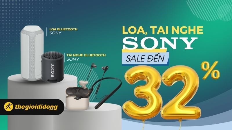 GI&Aacute; RẺ QU&Aacute; - Tai nghe, loa ch&iacute;nh h&atilde;ng Sony giảm đến 32%