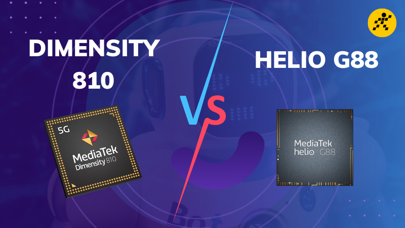 So sánh chip Dimensity 810 và Helio G88