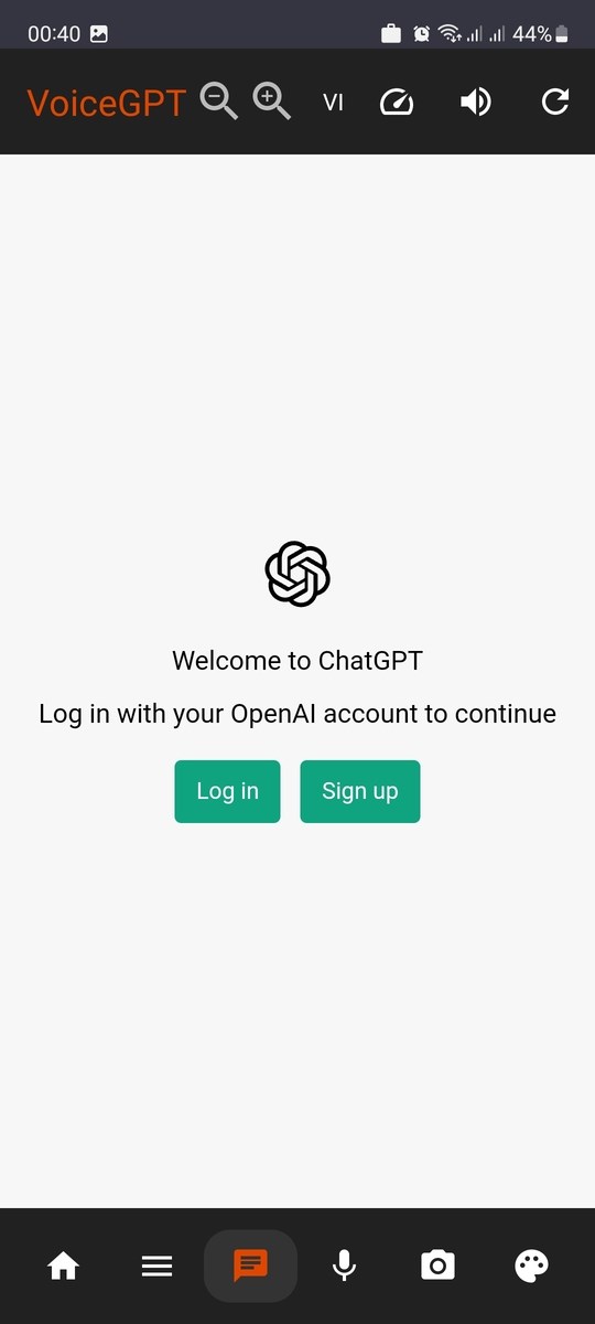 Đăng nhập hoặc đăng k&yacute; t&agrave;i khoản ChatGPT