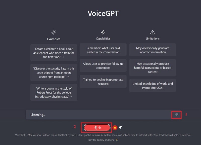 Bấm v&agrave;o biểu tượng Micro lần nữa v&agrave; gửi