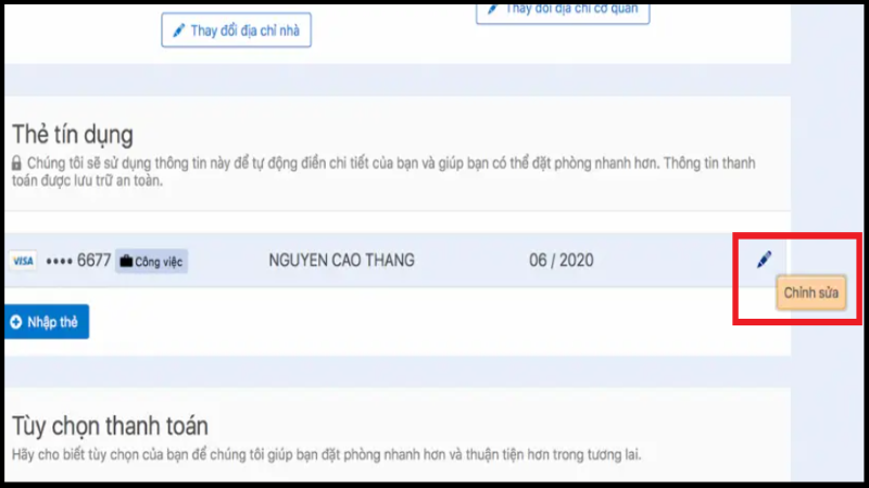 Click v&agrave;o biểu tượng h&igrave;nh c&acirc;y b&uacute;t để chỉnh sửa.