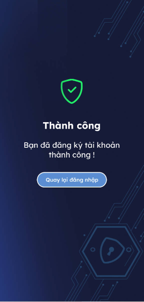 Th&ocirc;ng b&aacute;o đăng k&yacute; t&agrave;i khoản th&agrave;nh c&ocirc;ng