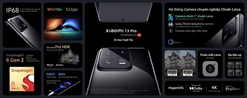 Vi&ecirc;n pin 4820mAh lại c&ograve;n t&iacute;ch hợp sạc nhanh 120W.