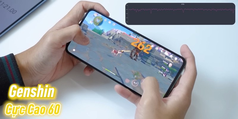 Dimensity 8200 vẫn c&oacute; thể chiến được Genshin Impact cấu h&igrave;nh cao nhất.