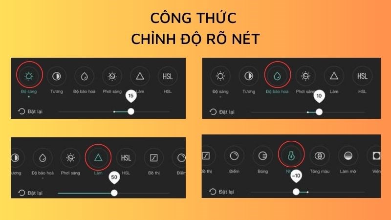 Tham khảo công thức chỉnh độ sắc nét cho video