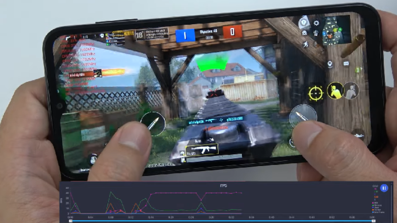 Test game PUBG trên Samsung Galaxy A14