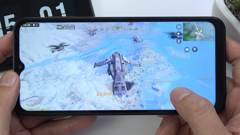 Test game Call of Duty trên Samsung Galaxy A14
