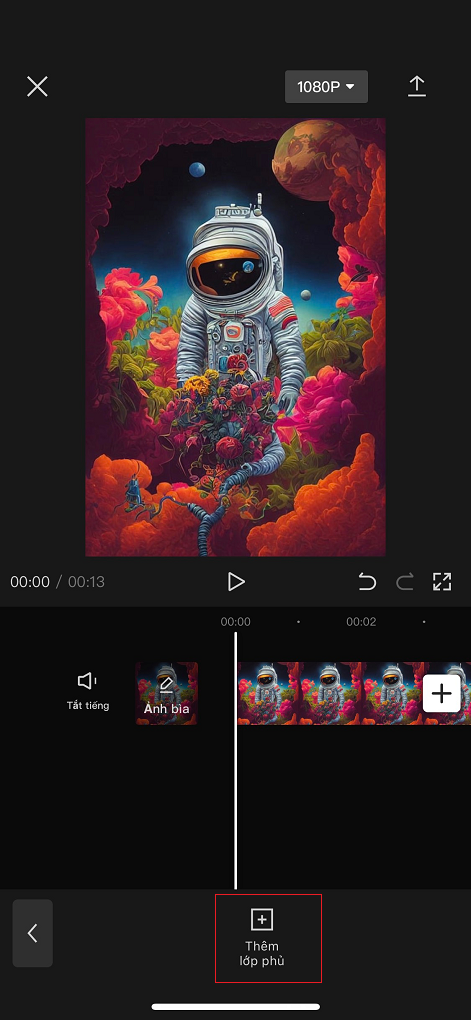 Chọn thêm lớp phủ. Chọn thêm lớp phủ.